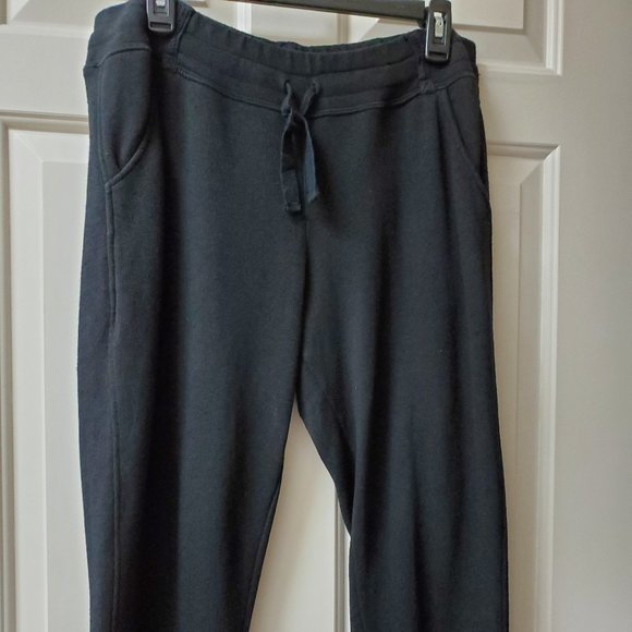 LUCKY BRAND LOTUS BLACK KNIT SWEAT PANTS - Picture 1 of 6